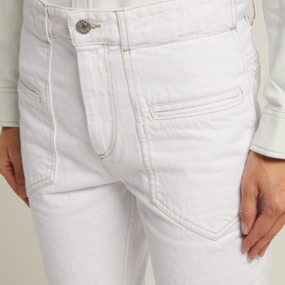NWT ISABEL MARANT Overa high-rise slim-fit jeans - Picture 2 of 10